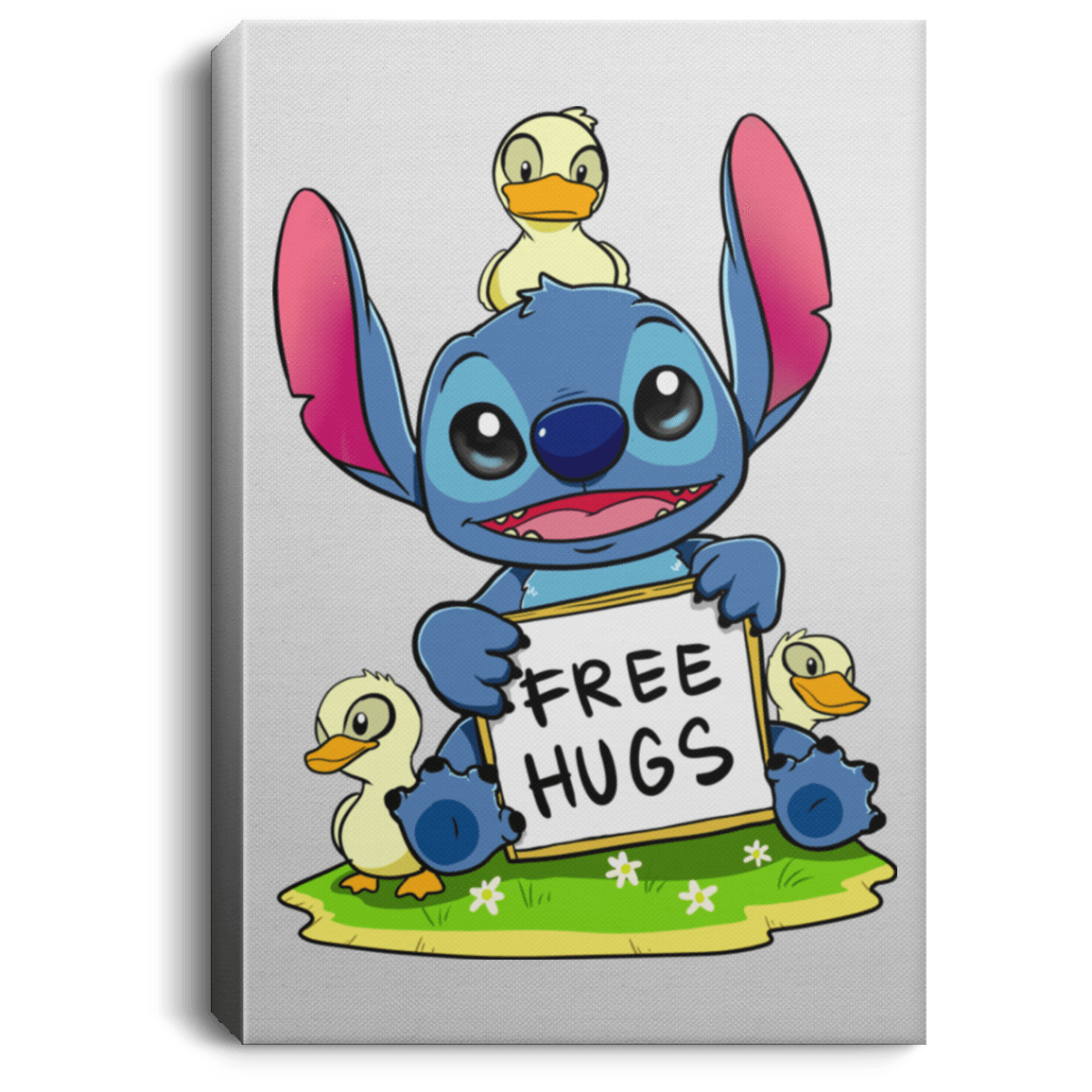 Stitch Hug Premium Portrait Canvas