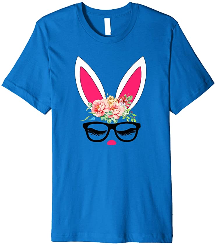 Cute Rabbit Easter Day Girls Kids Gift Funny Easter Day Premium T-Shirt