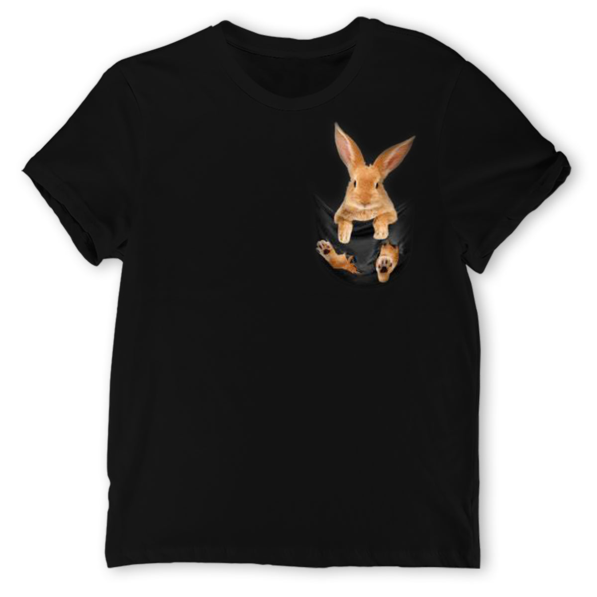 Rabbit In Pocket Shirt, Baby Rabbit Shirt, Rabbit Shirt, Cute Rabbit Shirt, Rabbit Lover Shirt, T-Shirt, Tee