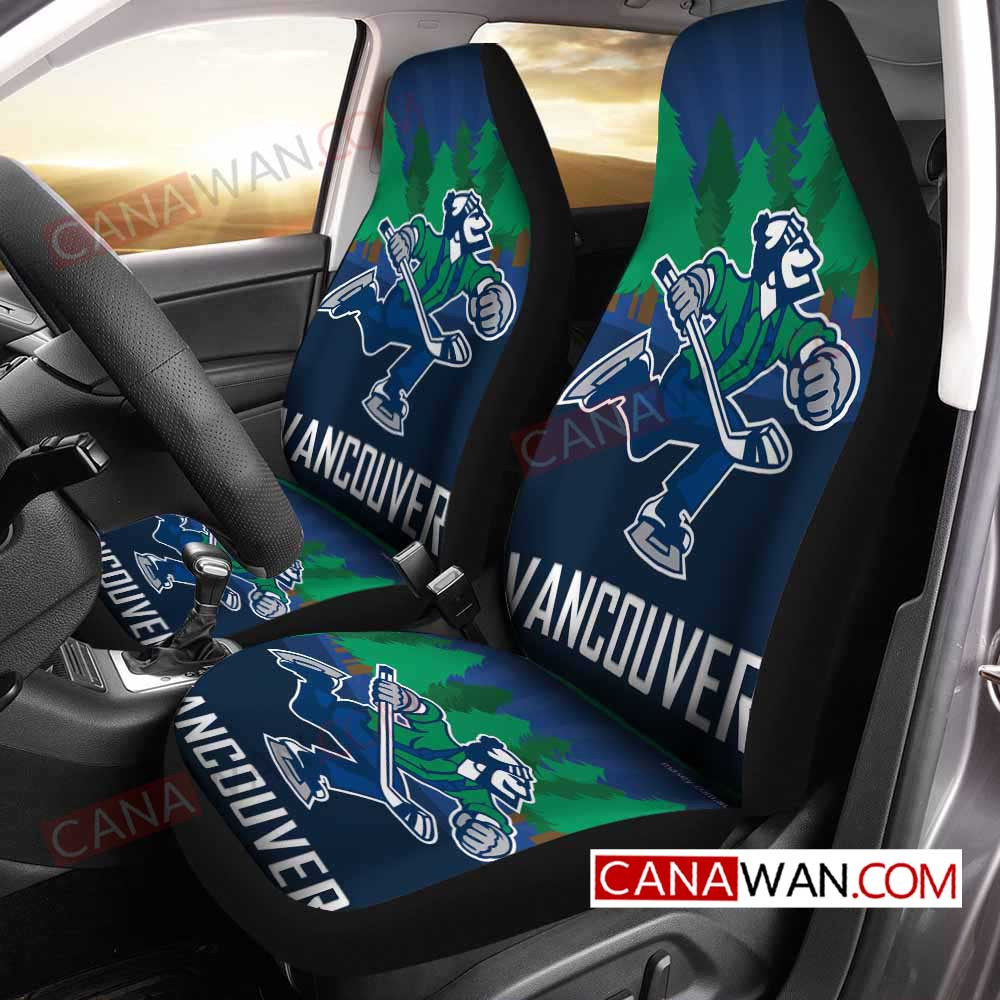 Vancouver Canucks Logo Art Style112 3D Customized Personalized Car Seat Cover