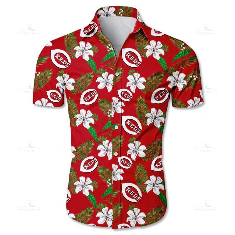 Cincinnati Reds Hawaii Shirt Tropical Flower Gift S Ha100782