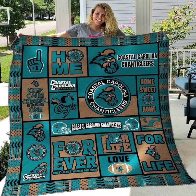 Coastal Carolina Chanticleers Blanket TH0107 Quilt