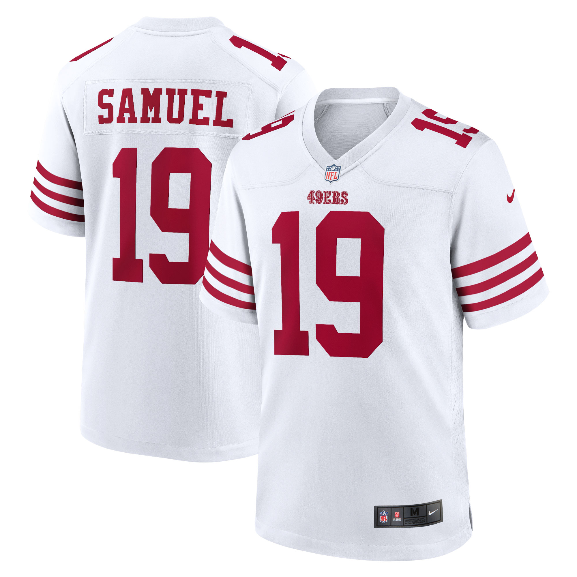 Men’s San Francisco 49ers Deebo Samuel White Game Jersey