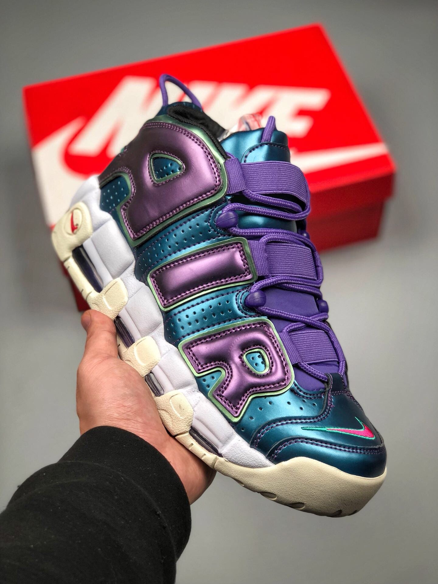 Nike Air More Uptempo Purple Iridescent 922845-500 5338725