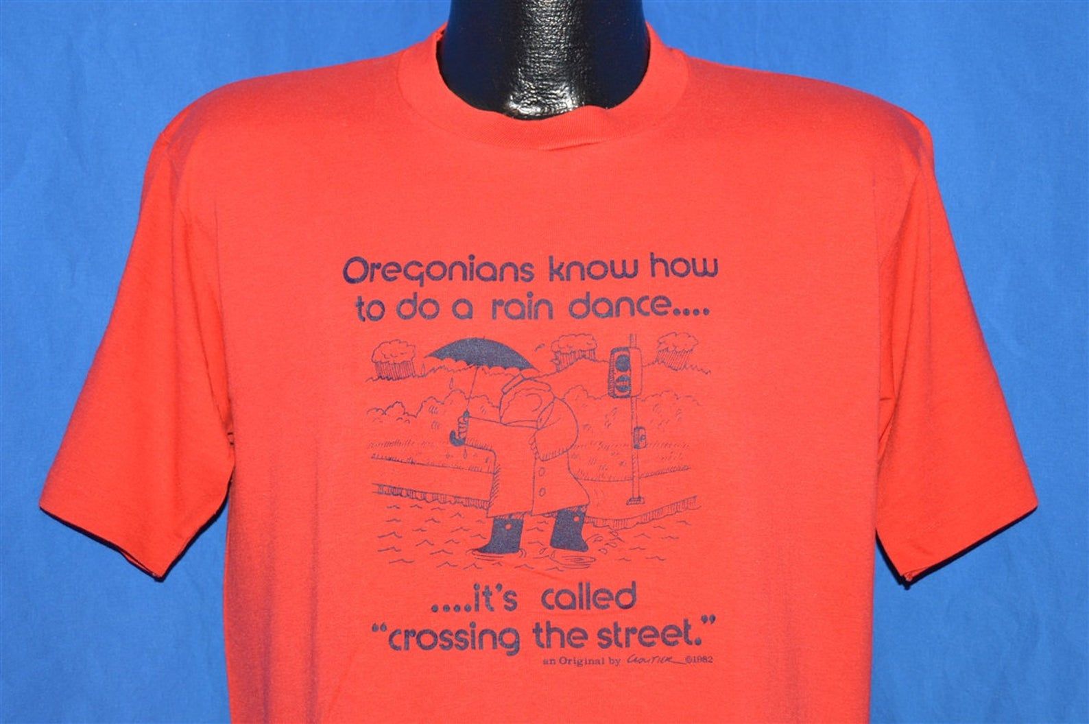 80S Oregonians Know How To Rain Dance Funny T-Shirt