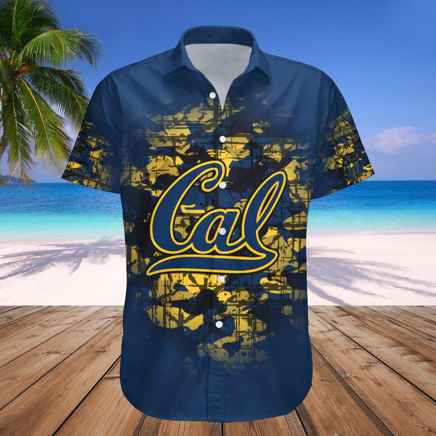 California Golden Bears Hawaii Shirt Camouflage Vintage – NCCA