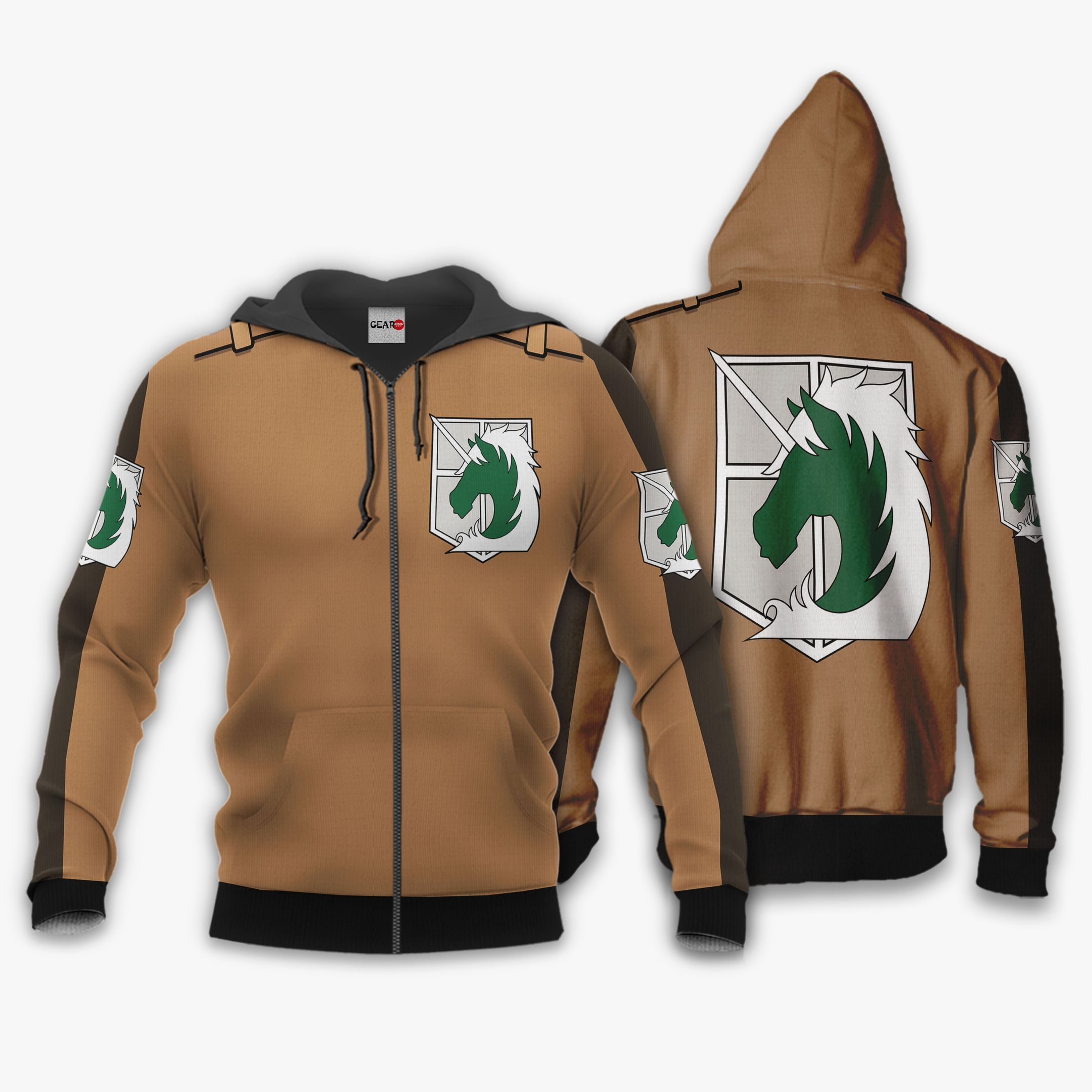 AOT Military Police Uniform Hoodie Attack On Titan Anime Shirt Jacket