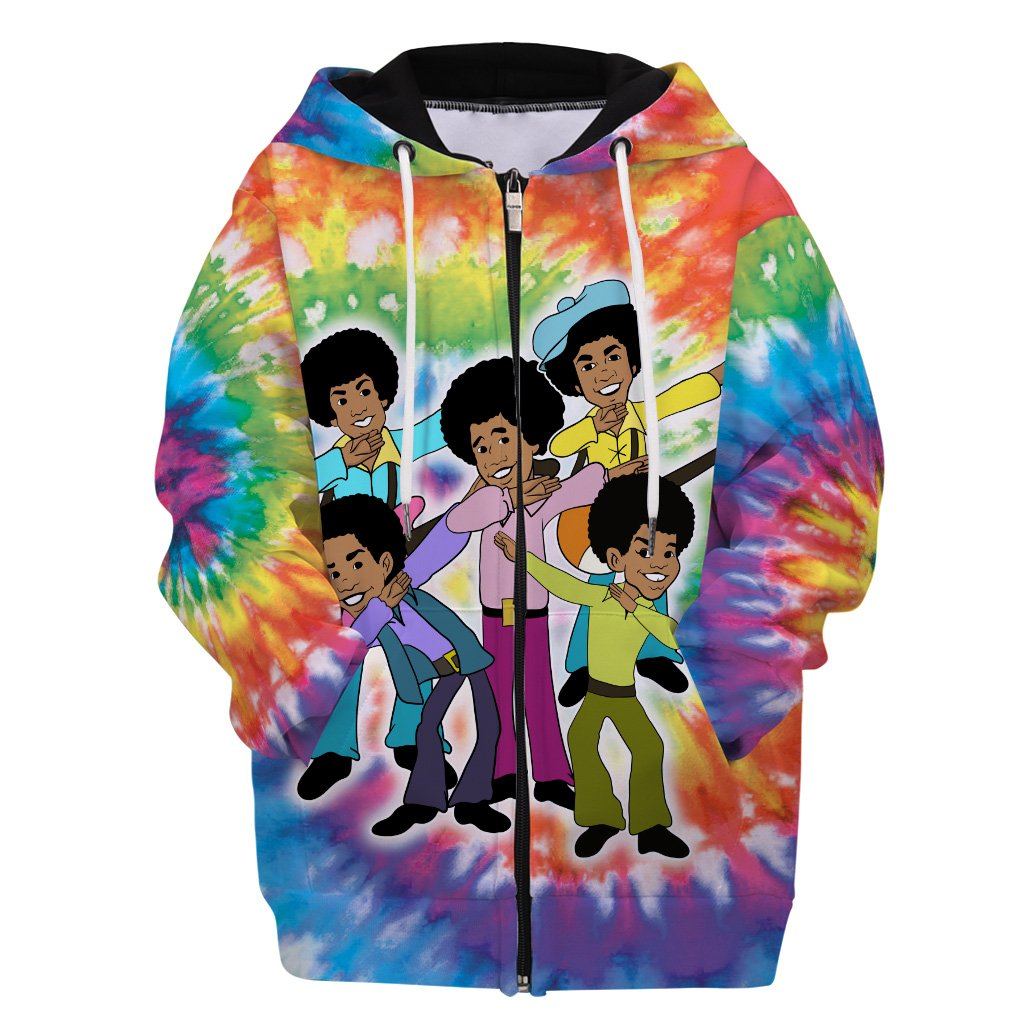 The Jackson 5Ive Cartoon Kid Zip Hoodie