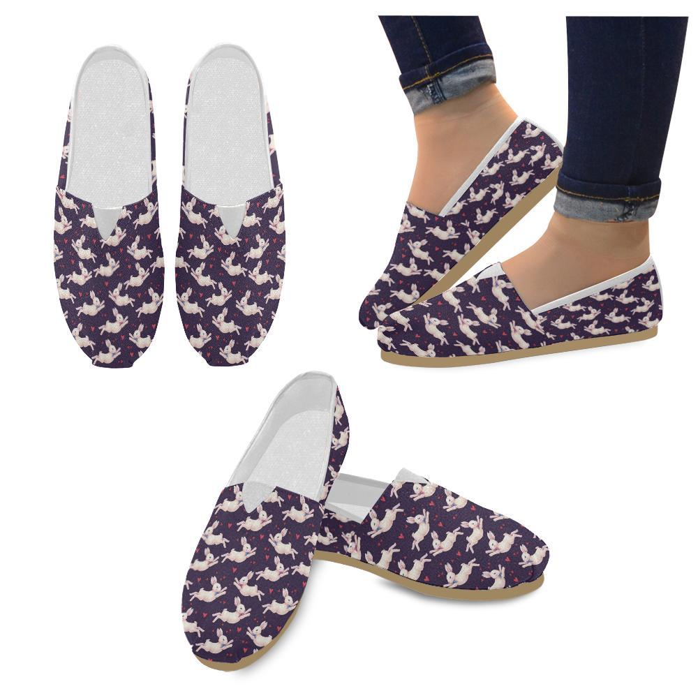 Rabbit Pattern Print Design Rb016 Women Casual Shoes