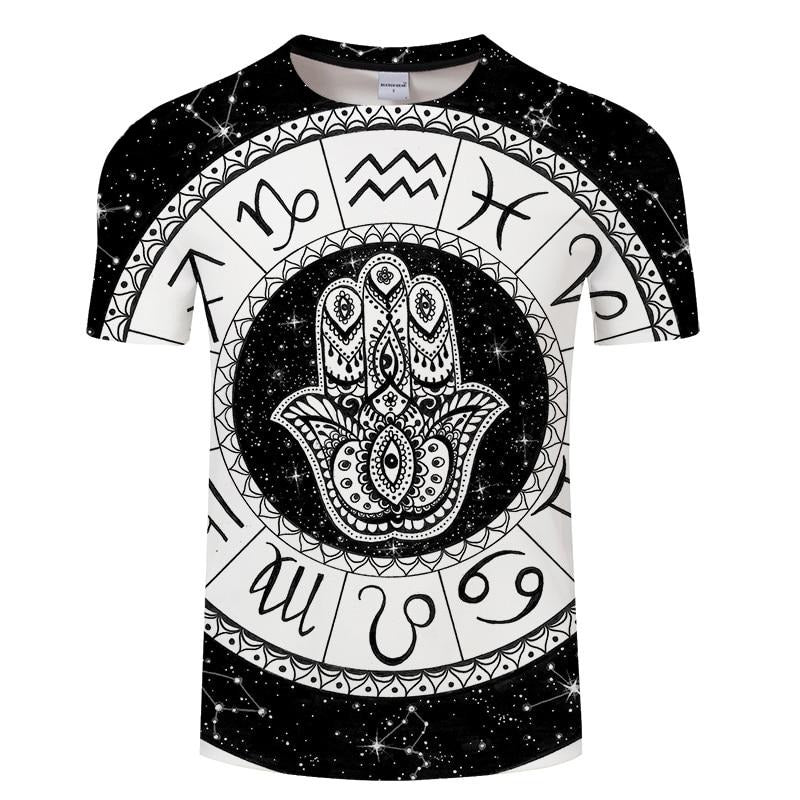 Zodiac Black & White T-Shirt