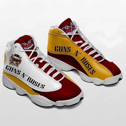guns n roses personalized tennis shoes air jordan 13 sneakers jd13 sneakers personalized shoes design