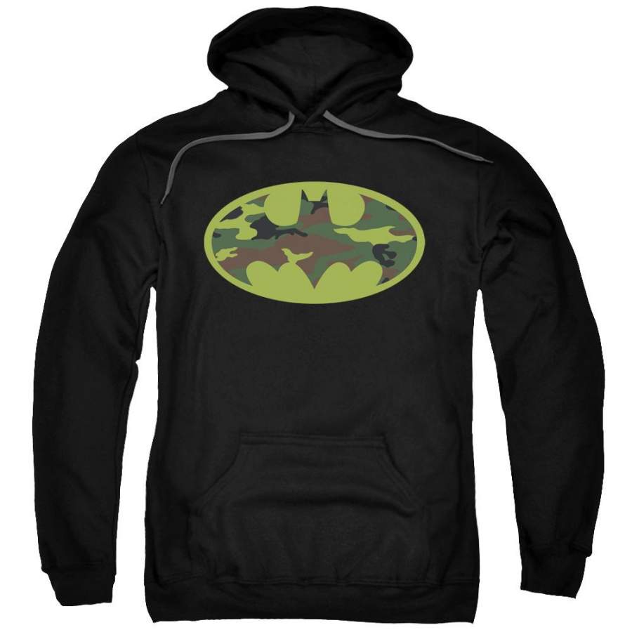 Batman – Camo Logo Adult Pull Over Hoodie