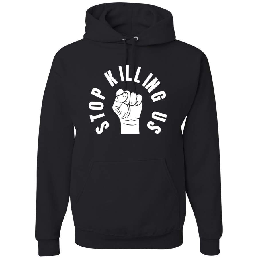 Stop Killing Us Black Lives Matter Black Pride Power Freedom Fist Black Pride Graphic Hoodie Sweatshirt