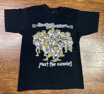 Vintage 2000 Metallica Summer Sanitarium Tour Shirt Korn  Rock Band  M 2140