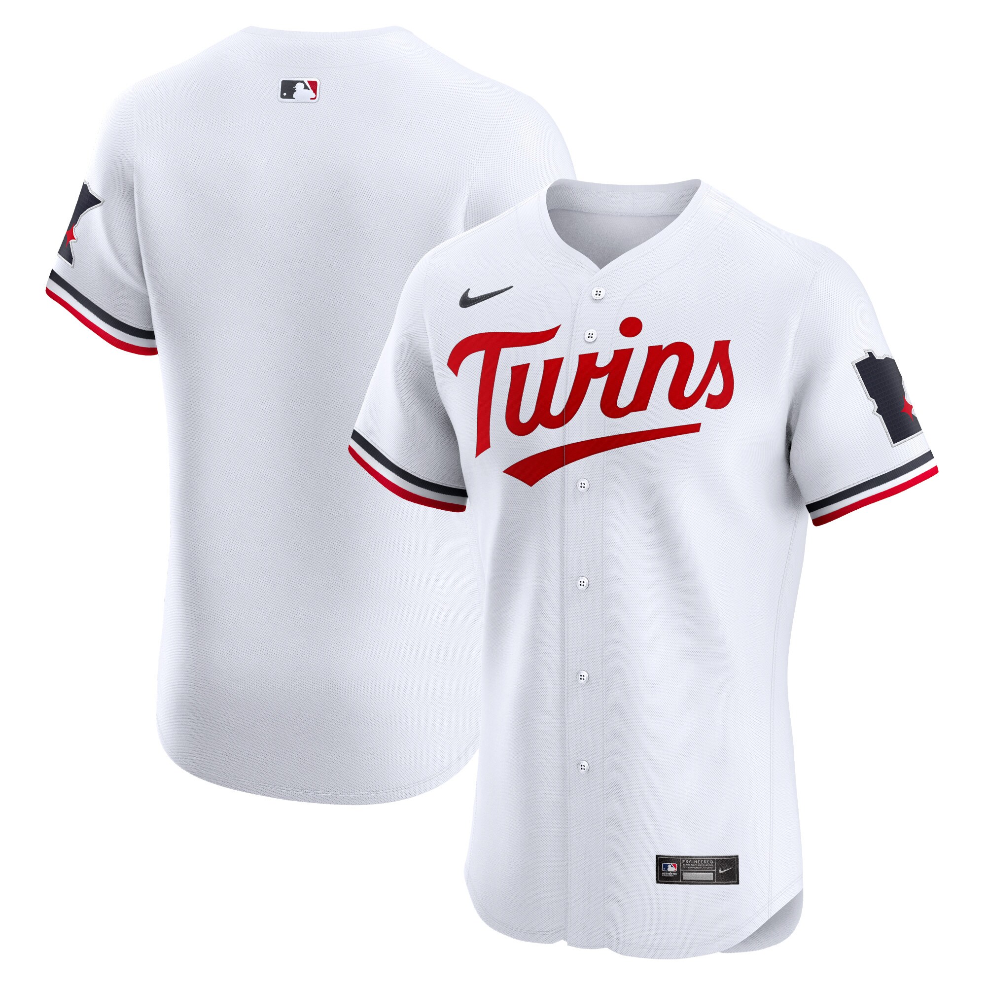 Minnesota Twins Home Elite Jersey – White