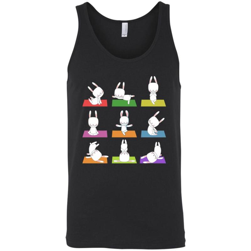 Men’s T-shirt Bunny Yoga Funny Rabbits In Yoga