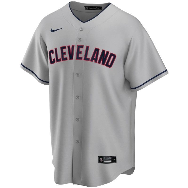 2020 MLB Personalized Custom Cleveland Guardians Gray Custom Jersey