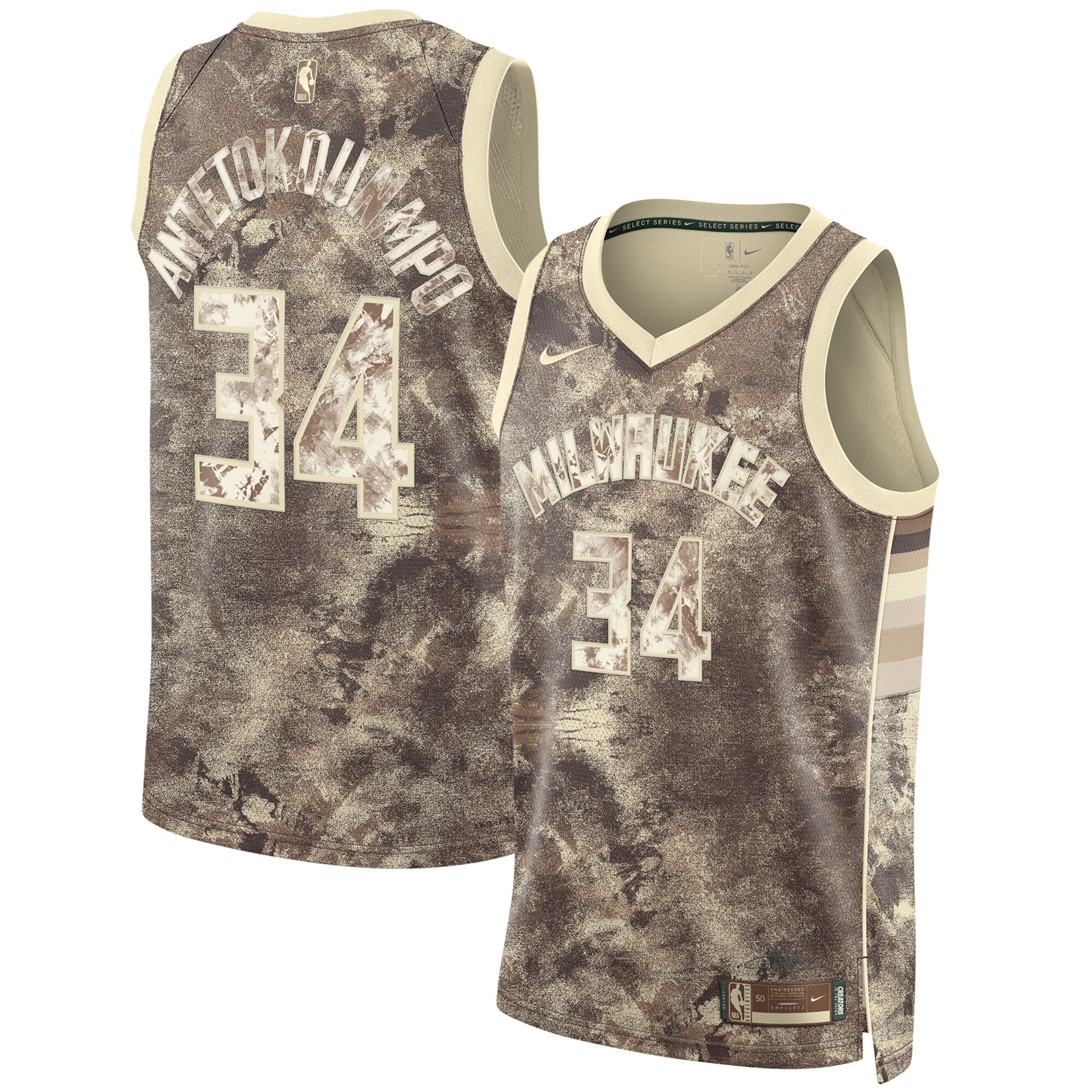 Milwaukee Bucks MVP Select Series Jersey – Giannis Antetokounpo – Mens