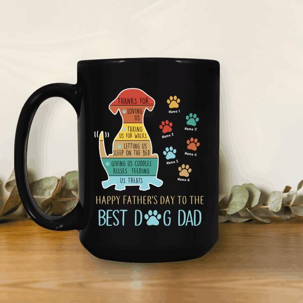 Best Dog Dad Vintage Mug Personalized Gift Father’s Day