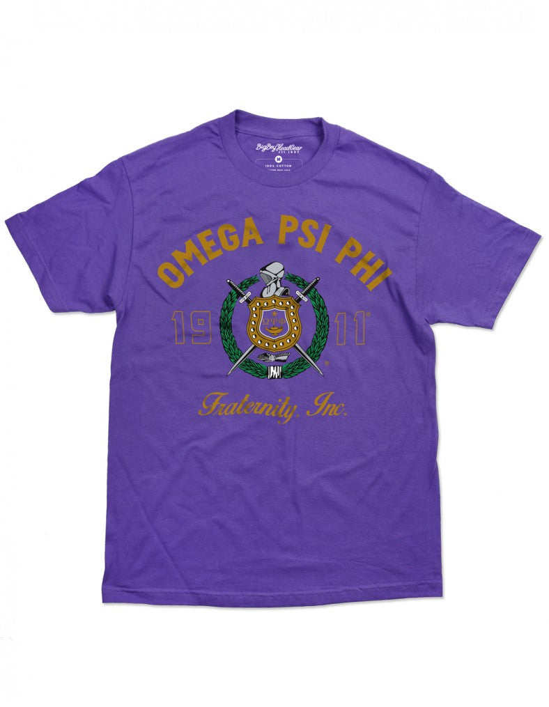 Omega Psi Phi Shield Graphic Tee