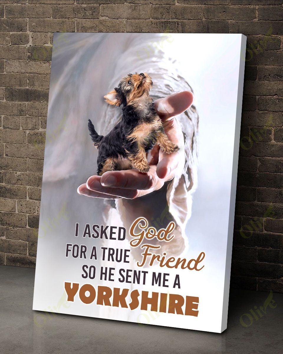 Yorkshire Is God Sent Canvas Wall Art Home Decor