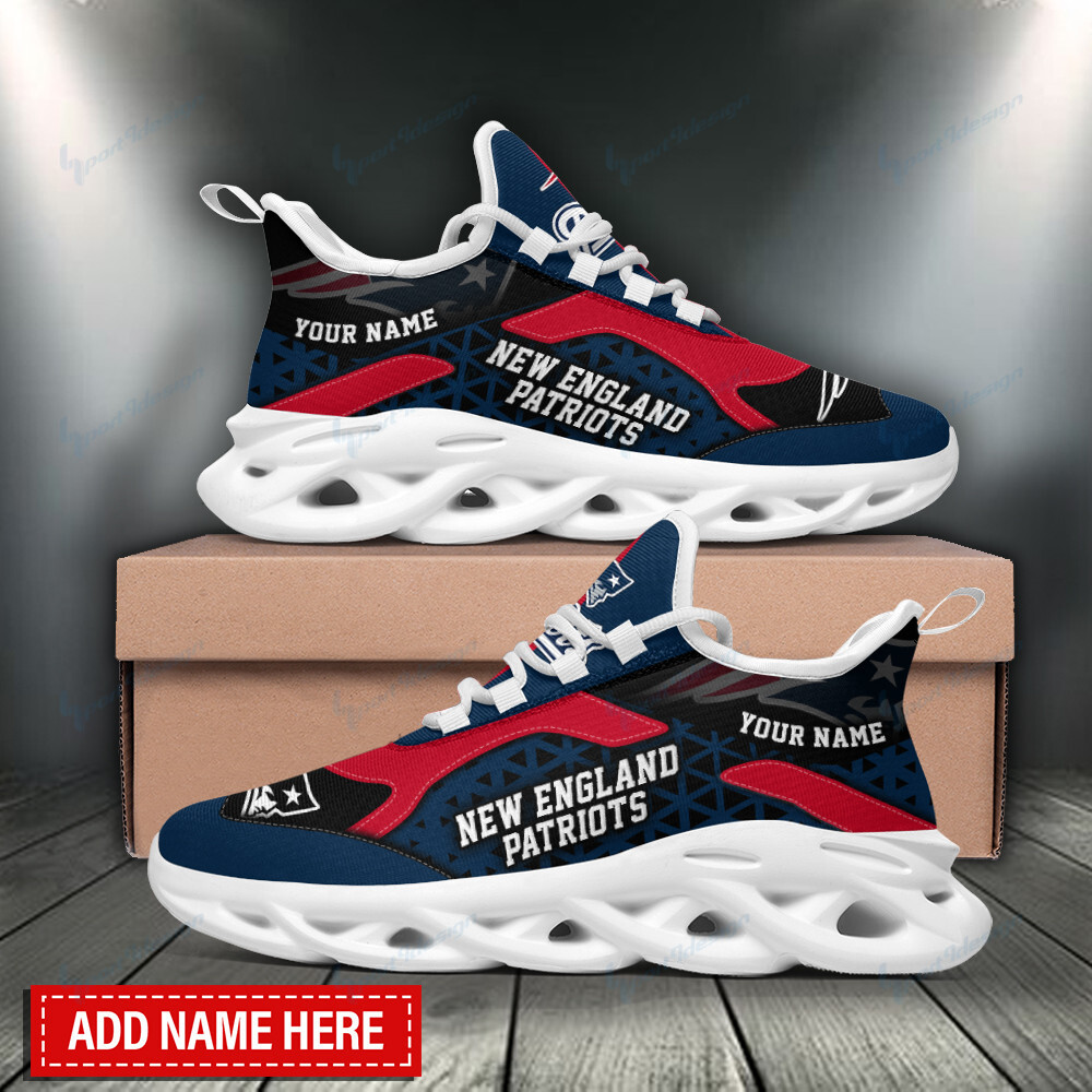 New England Patriots Personalized Yezy Running Sneakers Bb475