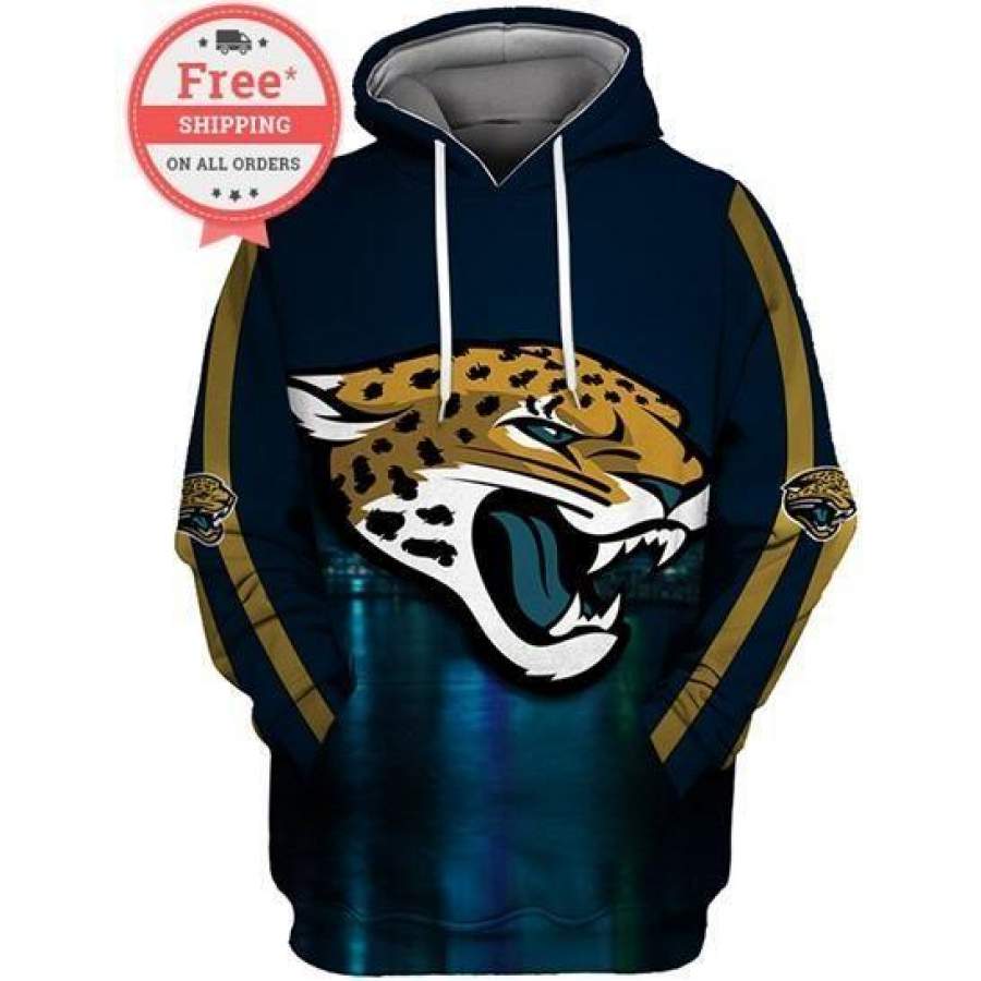 Sweatshirts Jacksonville Jaguars Football Team Print Unisex Hoodie Unisex 3D All Over Print