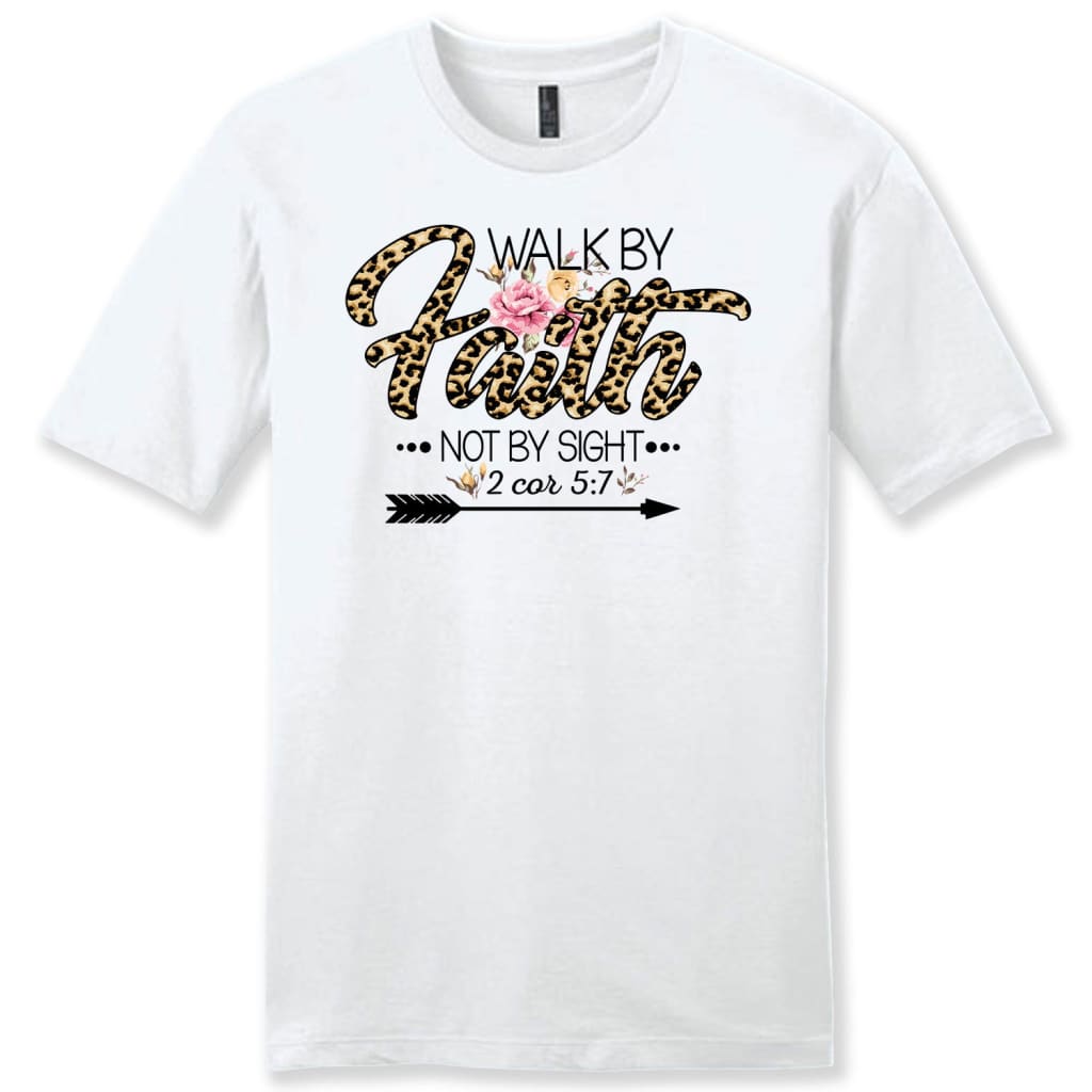 Walk By Faith Not By Sight T Shirt, Men’S Christian T-Shirt