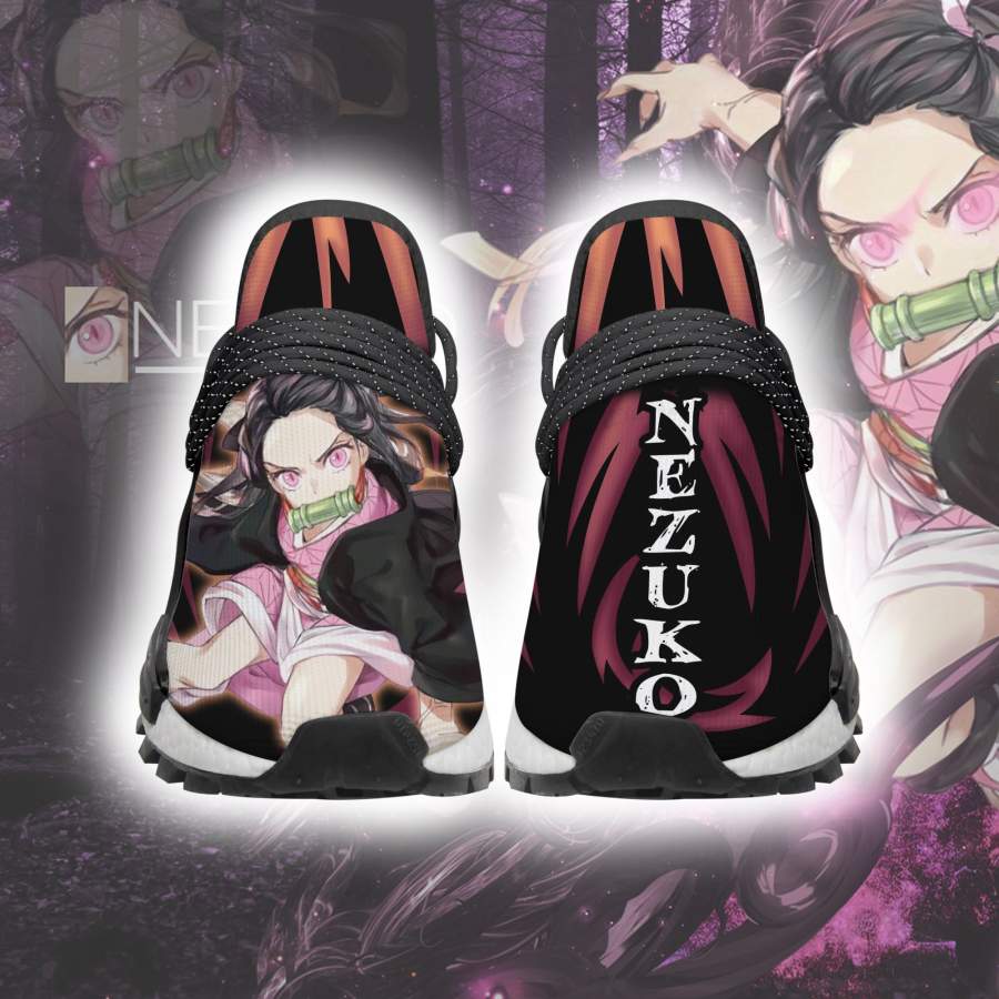 Demon Slayer Shoes Nezuko NMD Sneakers Skill Anime Shoes