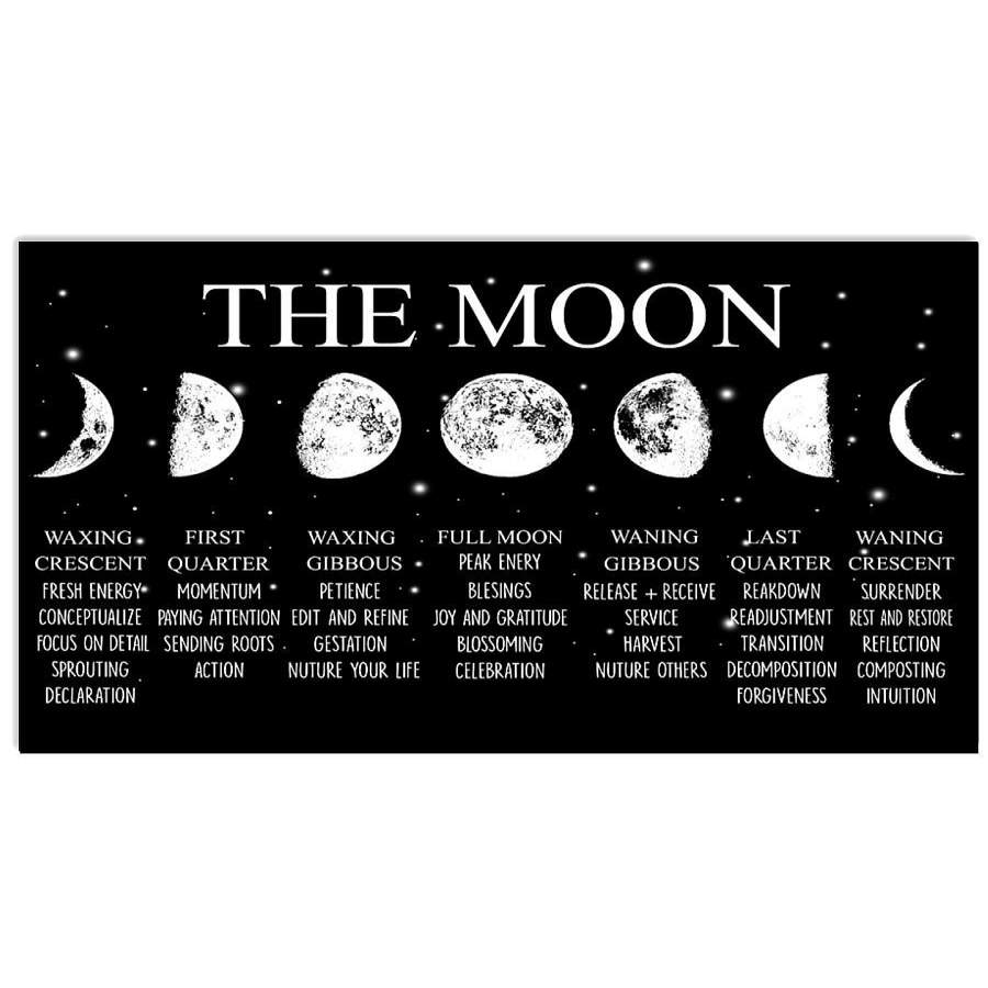 The Moon Knowledge Sepcial Unique Custom Design Horizontal Poster