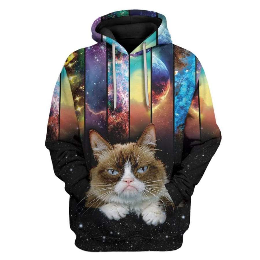 Cat And Galaxy Custom Tshirt Hoodies Apparel