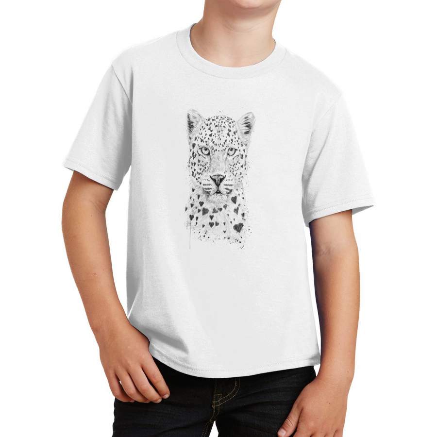 Lovely Leopard – Kids’ Unisex T-Shirt