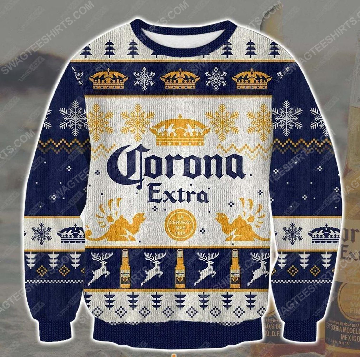 [Special Edition] Corona Extra Beer Ugly Christmas Sweater – Maria