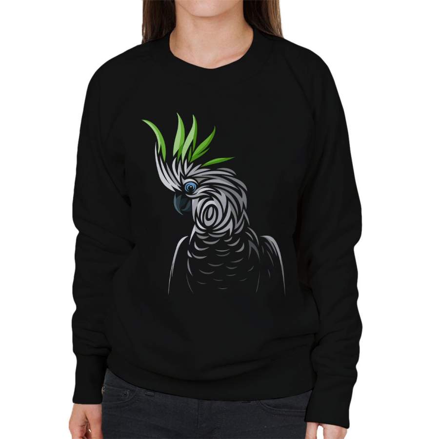 Parrot Cutout Print Women’s Sweatshirt