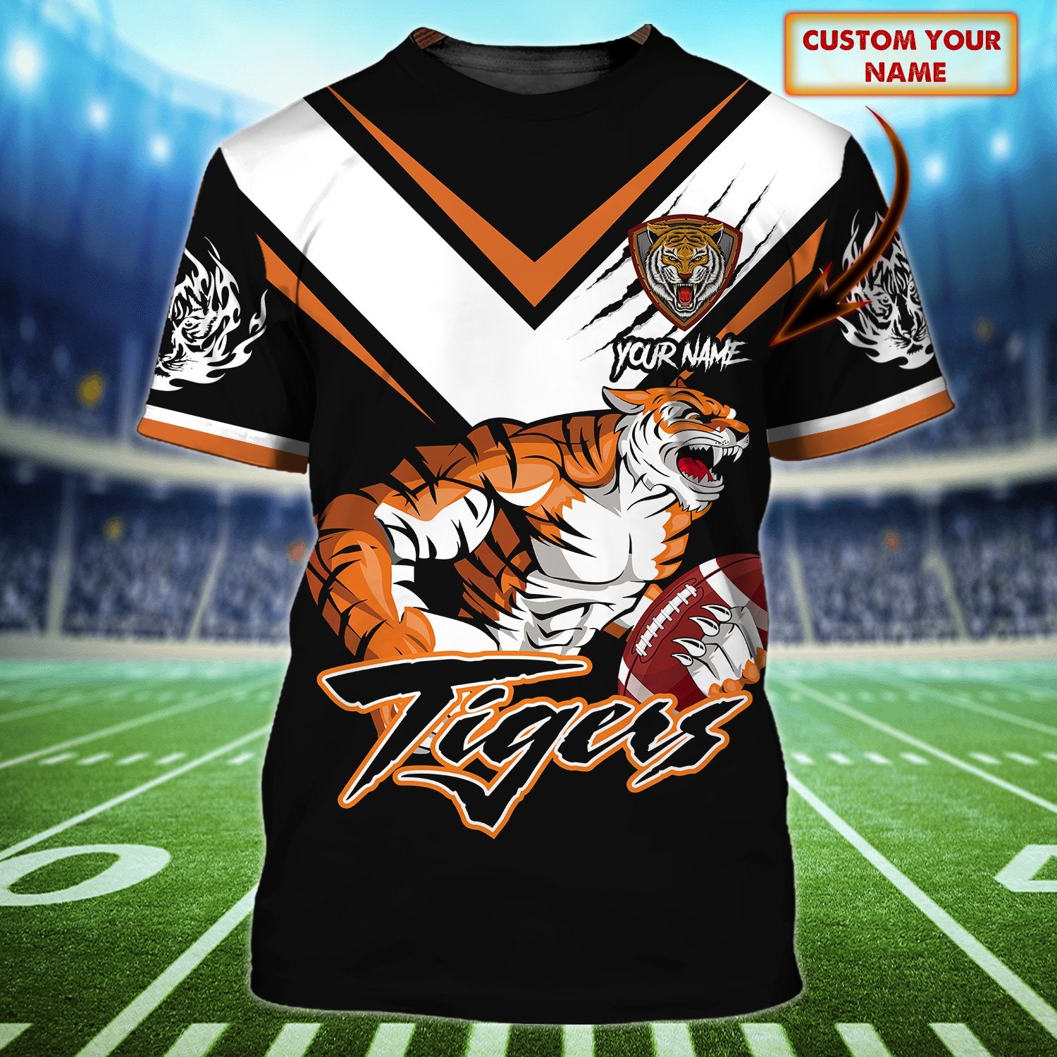 Wests Tigers – Personalized Tshirt – Pth98-673