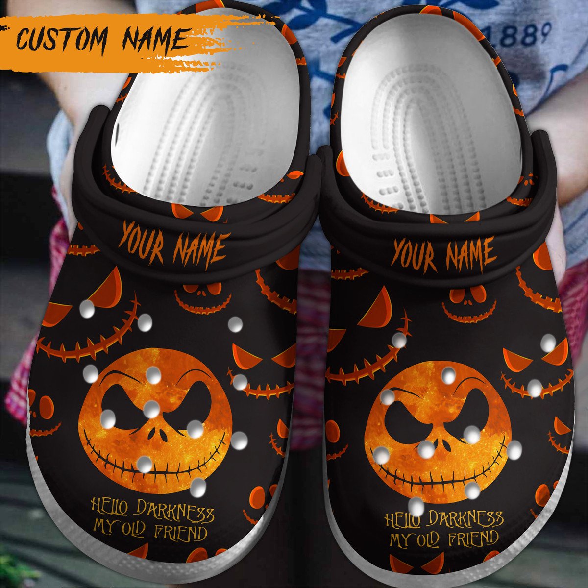 The Nightmare Before Christmas Cartoon Crocs Crocband Clogs Shoes Comfortable For Men Women and Kids 5