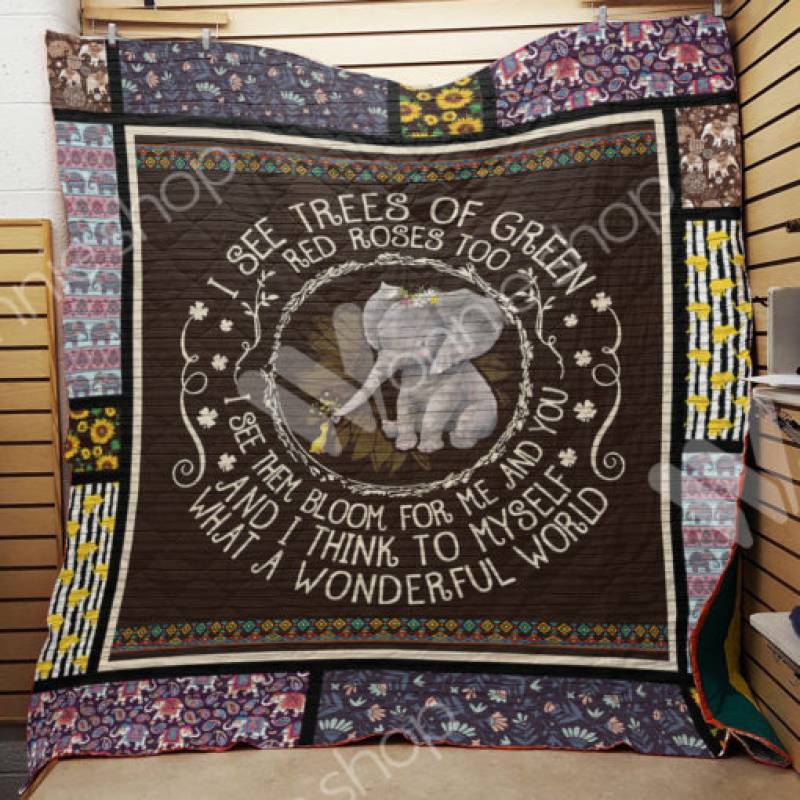 Elephant Hippie M2803 82O38 Blanket