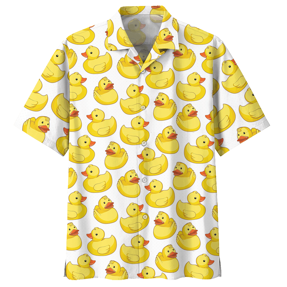 Duck White Awesome Design Unisex Hawaii Shirt For Men And Women Ha54269