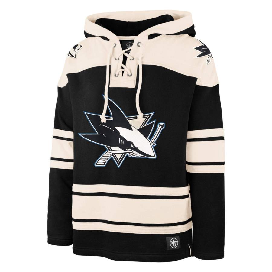 San Jose Sharks Midnight Superior ’47 Lacer Hoodie Unisex 3D All Over Print