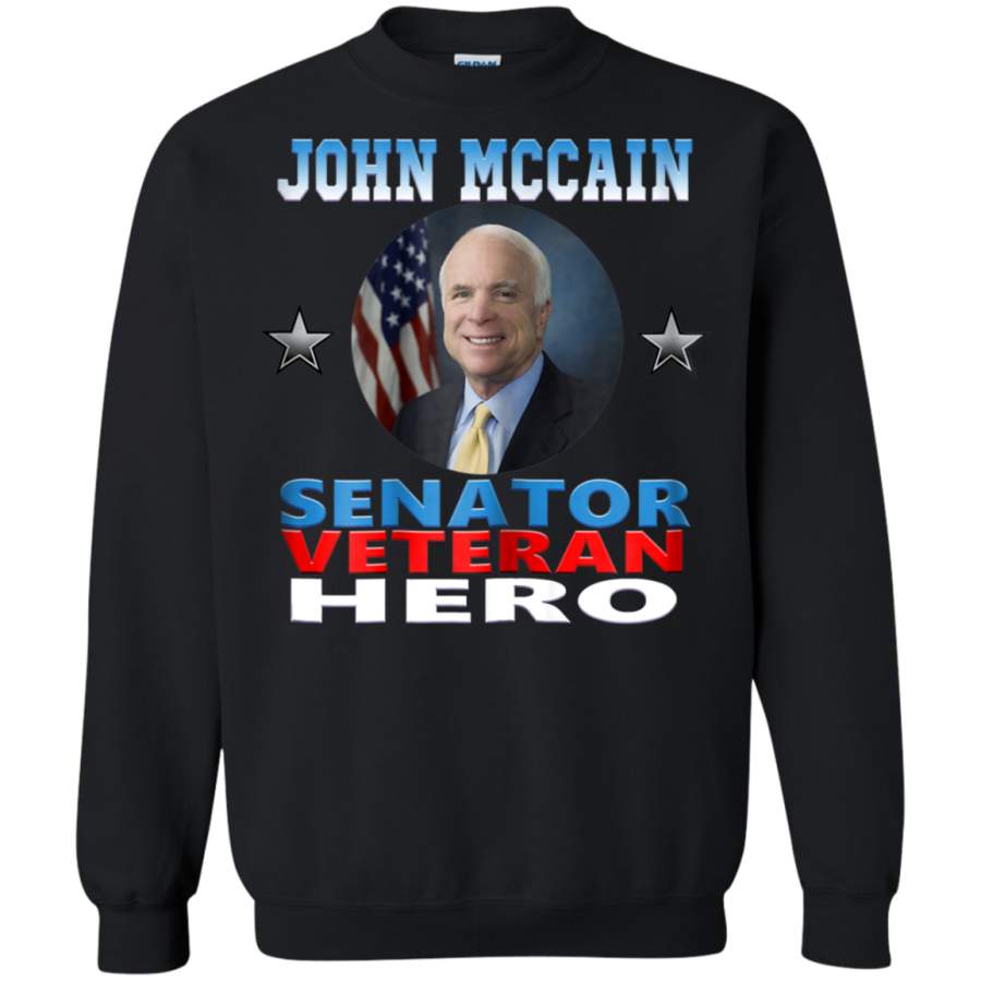 AGR John McCain Senator Veteran Hero Sweatshirt