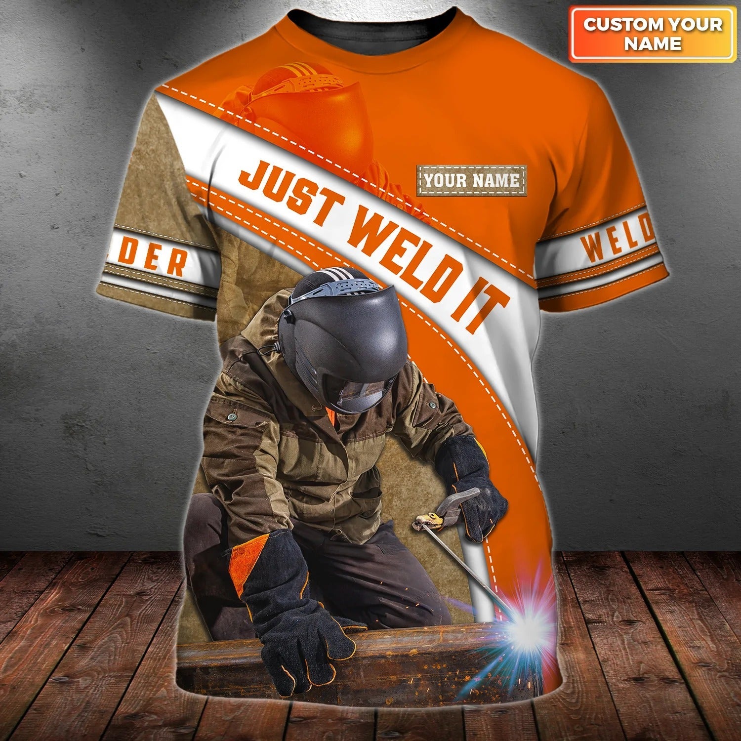 Personalized Welder Shirt, 3D All Over Print Welder Man Tshirt, Just Weld It, Welder Gift