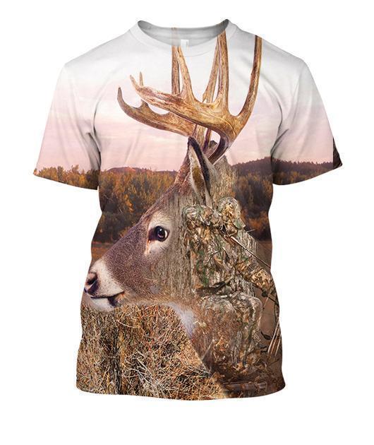 Camo Deer Hunter 3D All Over Print | For Men & Women | Adult | Ht2080