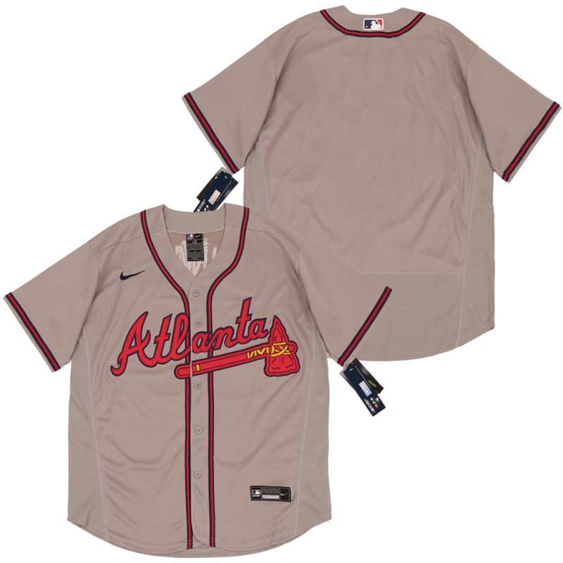 Atlanta Braves 2020 MLB Grey Jersey