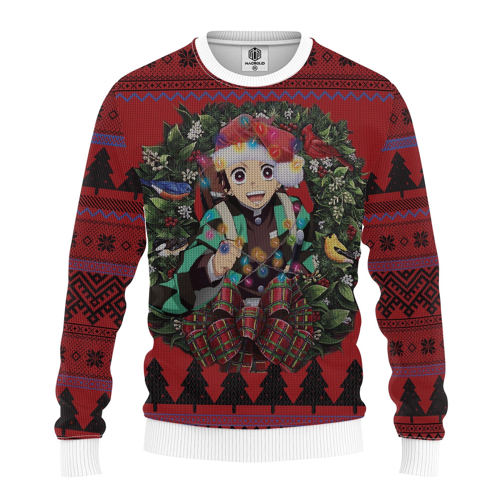 Tanjirou Kimesu no Yaiba Mc Ugly Christmas Sweater – thanksgiving gift