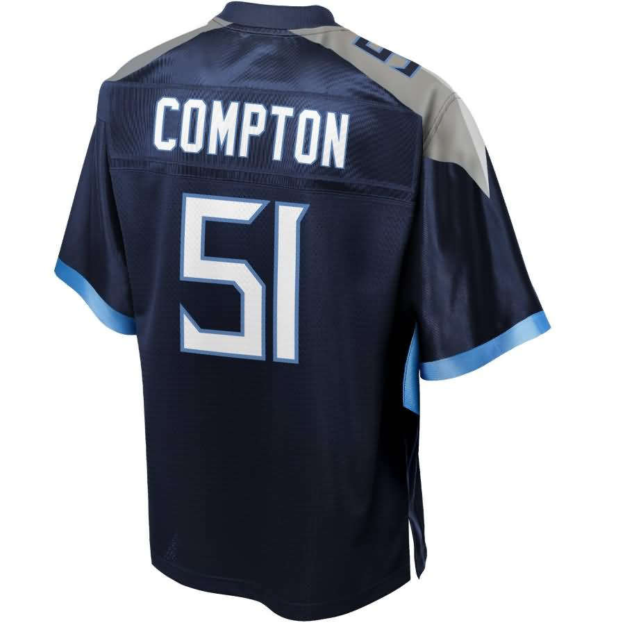 Will Compton Tennessee Titans NFL Pro Line Team Player Jersey – Navy