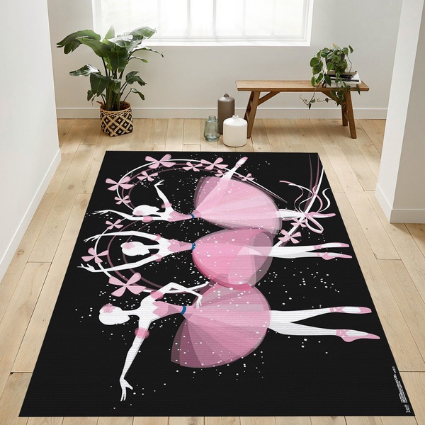 Dancing Ballerinas Area Rug, Living Room Rug – Home Decor  Floor Decor