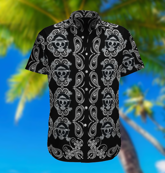 Luffy Skull Hawaii Shirt For Men Women Adult Ha72226