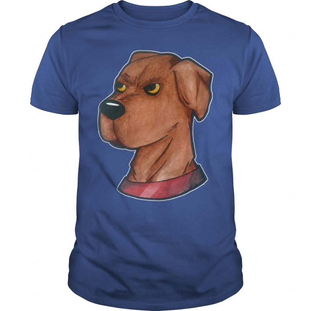 Brown Watercolor Puppy Guys Tee 843098280