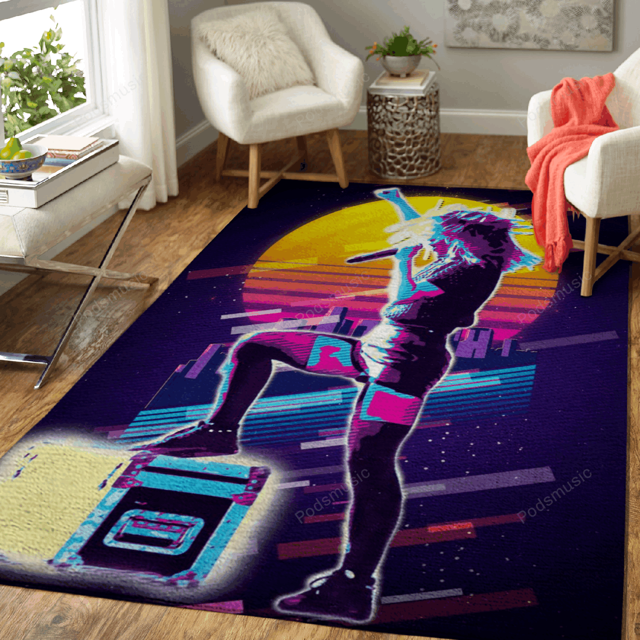 Hayley Williams – Artwork Music Synthwave 80S Art For Fans Area Rug Carpet