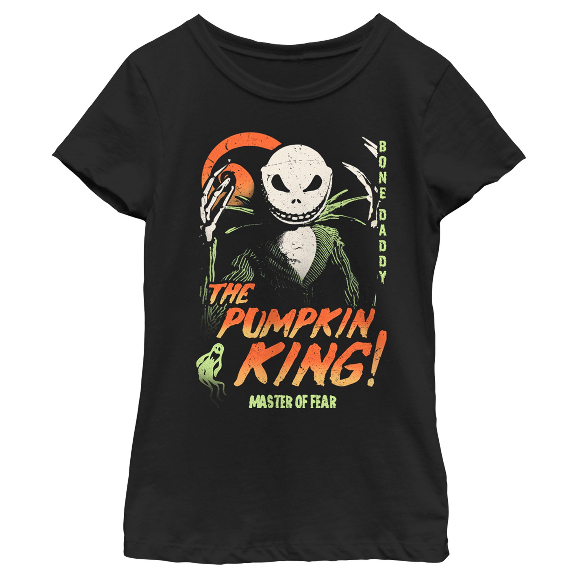 Girl’S The Nightmare Before Christmas Jack Skellington Master Of Fear T-Shirt